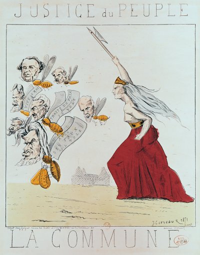 Allegoria del Comune, 1871 da J. Corseaux